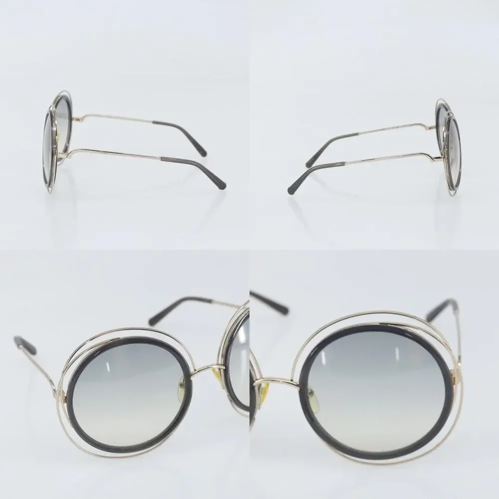 Chloe Metal Carlina Sunglasses Black